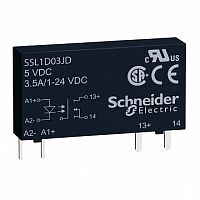 Твердотельное реле, 1 фаза 3,5А | код. SSL1D03ND | Schneider Electric